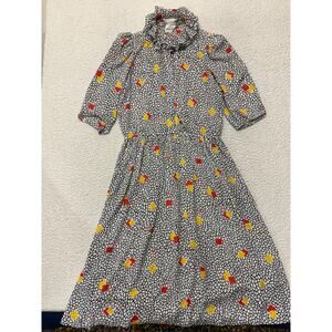 Vintage 1980s Castleberry Studio Neiman Marcus Dress Size 8